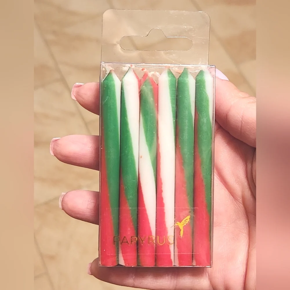 Papyrus candles set